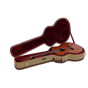 Crossrock Deluxe Wood Hard Case for Guitar Case
