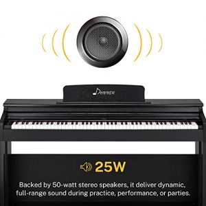 Donne Digital Piano 88 Key Weighted, Electric Piano - Image 4