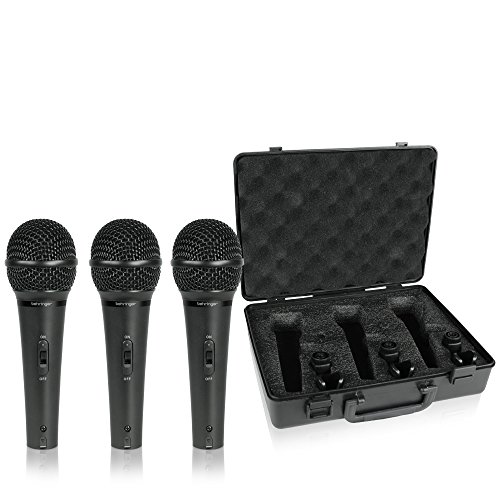 BEHRINGER Ultravoice XM1800S: Dynamic Microphone Set of 3