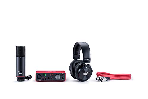 Focusrite Scarlett Solo Studio (3rd Gen) USB Audio Interface and Recording Bundle