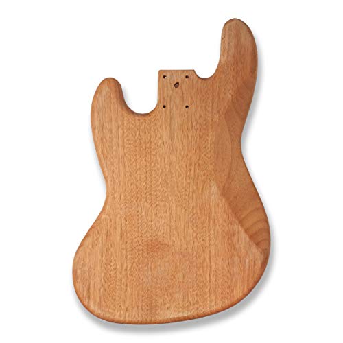 Build Your Own Jam: DIY Electric Guitar Kit for JASS Style Bass Guitar with Unpolished Okoume Body