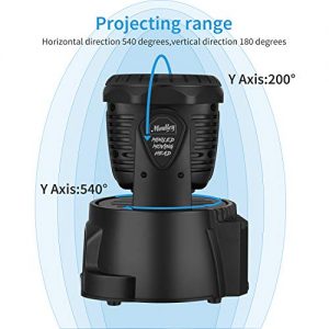 Moukey Moving Head Light, 70W LED RGBW (4 in 1) Color Strobe Lighting Effect - Image 3