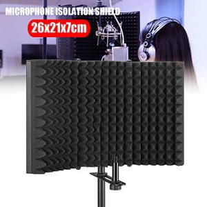 Professional Microphone Isolation Shield, Pop Filter - Image 4