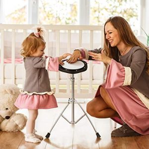 Giantex Percussion Glockenspiel Bell Kit – 30 Notes with Adjustable Stand, Practice Pad & Carrying Case - Image 3