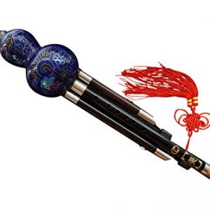 Ebony Cloisonne 3 Octaves Hulusi Flute Woodwind