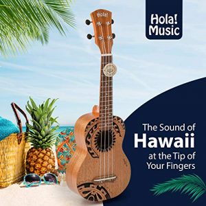 Hola! Music HM-121TT+ Soprano Ukulele – Mahogany Body, Tribal Tattoo, Aquila Strings - Image 3