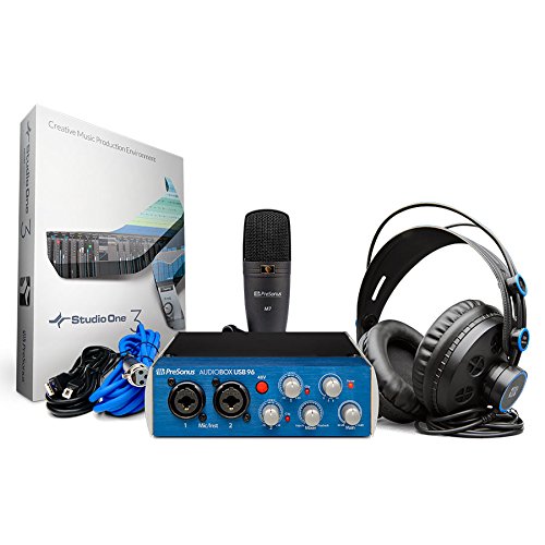 PreSonus AudioBox 96 Studio Recording Package BONUS