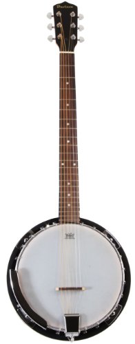 6 String Banjo Guitar with Closed Back Resonator