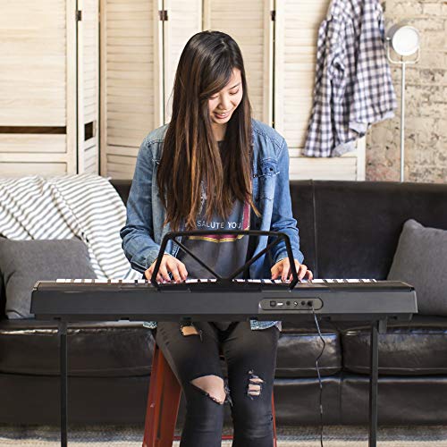 Best Choice 61-Key Electronic Keyboard for Beginners – Light-Up Keys, H-Stand, Stool & Headphones for Perfect Practice