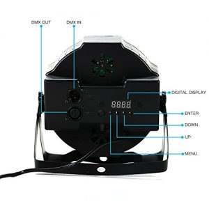 Occasion with LUNSY 36LED Stage Lights - 4 Pack: Transform Your Event with Vibrant RGB Colors, Remote Control, and DMX Magic! ?? - Image 3