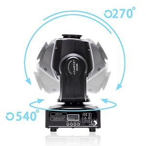 U`King LED Moving Head Light Spot 4 Color Gobos Light - Image 3