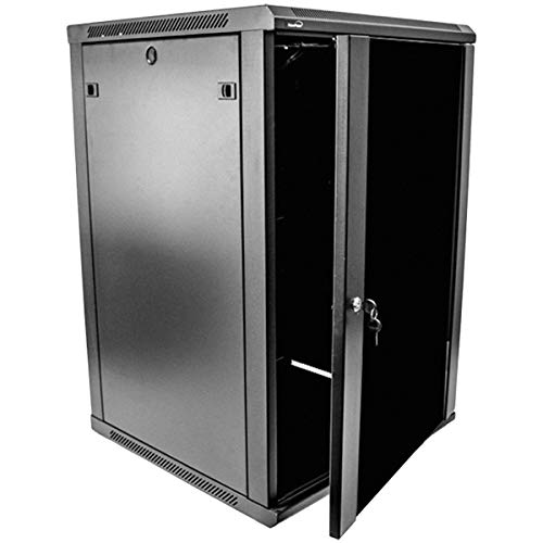 NavePoint 18U Deluxe IT Wallmount Cabinet Enclosure