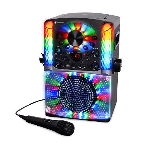 Singing Machine Bluetooth CD+G Karaoke System Black