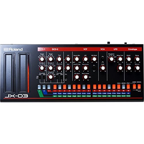 Roland JX-03 Boutique Sound Module – Affordable Analog Synth with Built-In Controller and USB Audio Interface
