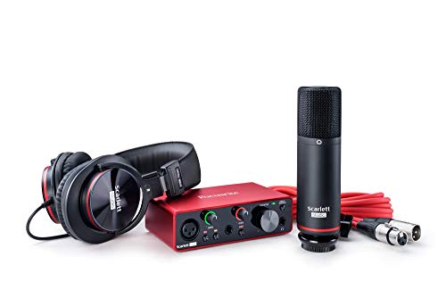 Focusrite Scarlett Solo Studio (3rd Gen) USB Audio Interface and Recording Bundle