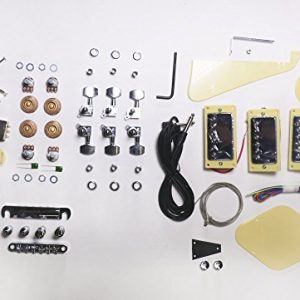 DIY Electric Guitar Kit 3 Humbucker Singlecut Style Build Your Own Guitar Kit - Image 2