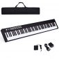 Costzon 88-Key Portable Weighted Digital Piano, Upgraded Electric Keyboard