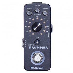 Mooer Audio Micro Drummer Digital Drum Machine Pedal