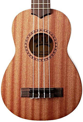 Official Kala Learn to Play Ukulele Soprano Starter Kit, Satin Mahogany