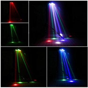 U`King Moving Head Stage Light DJ Spider Light LED 8x10W - Image 2