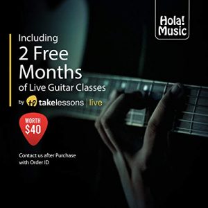 Music Full Size Cutaway Classical Guitar HG-39C - Spruce Top, Mahogany Back, Sides, and Neck, with FREE Padded Gig Bag - Image 2