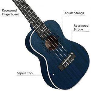 Concert Ukulele Ranch 23 inch Professional Wooden ukelele Instrument - Image 3