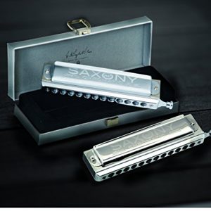 Seydel Chromatic Saxony Harmonica: Orchestra C Matte Chrome - Image 4
