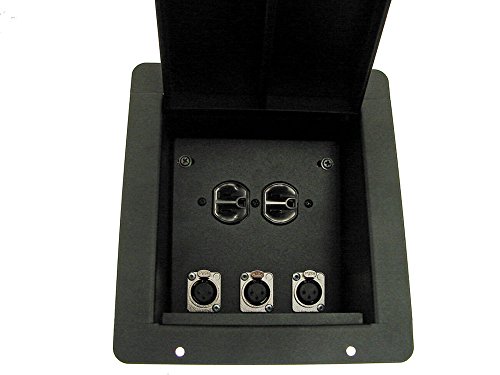 ProCraft Pro Audio Recessed Stage Floor Box