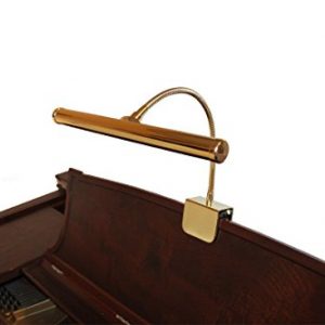 12" Shade Polished Brass LED Piano Lamp – Flexible Gooseneck Lighting for Grand & Upright Pianos 🎹✨ - Image 4