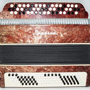 Authentic Bayan Ukraine: 3-Row Chromatic Button Accordion with 100 Bass - Image 3