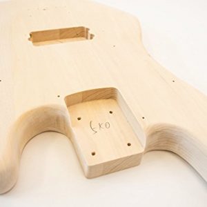 DIY Electric Bass Guitar Kit – 70s TL Bass Build Your Own Bass Kit with Chrome Hardware and Pre-Drilled Body - Image 3