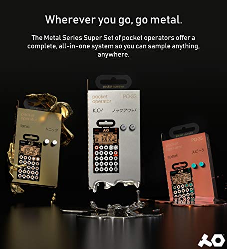 Teenage Engineering Pocket Operator Metal Series Super Set Bundle