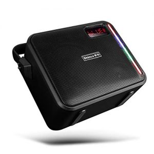 Shinco Portable PA System - Battery Powered Speaker with 2 UHF Wireless Microphones for Dynamic Events and Gatherings - Image 2