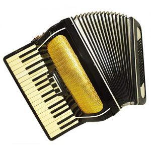 Piano Accordion Volna, made in Russia, 80 Bass, Folk Keyboard Accordian