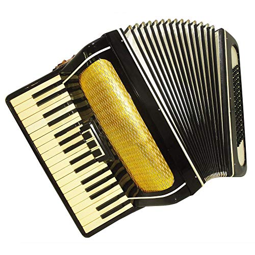 Piano Accordion Volna, made in Russia, 80 Bass, Folk Keyboard Accordian