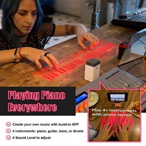 Serafim Keybo: The Ultimate Compact Laser Keyboard & Piano for iPhone, Android, Mac, and PC – Bluetooth & USB Connectivity - Image 4