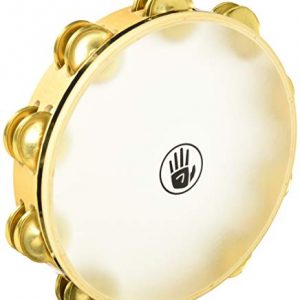 Black Swamp Percussion Overture Series 10in Tambourine Double Row with Remo head Brass TDOV