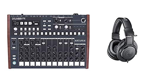 Arturia DrumBrute Drum Machine Bundle with Audio-Technica