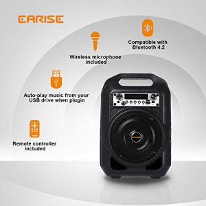 Multifunction Bluetooth Speaker with Wireless Microphone - Image 2