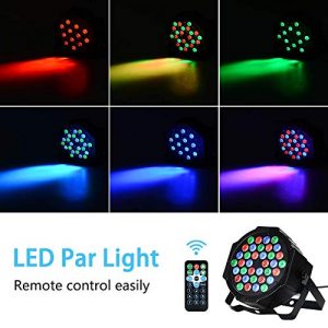 Litake Stage Lights, 36 LED DJ Par Lights with Remote - Image 2