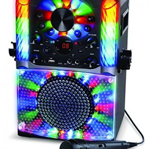 Singing Machine Bluetooth CD+G Karaoke System Black - Image 4