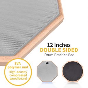 Donner Drum Practice Pad With Snare Drum Stand Adjustable Kit - Image 4