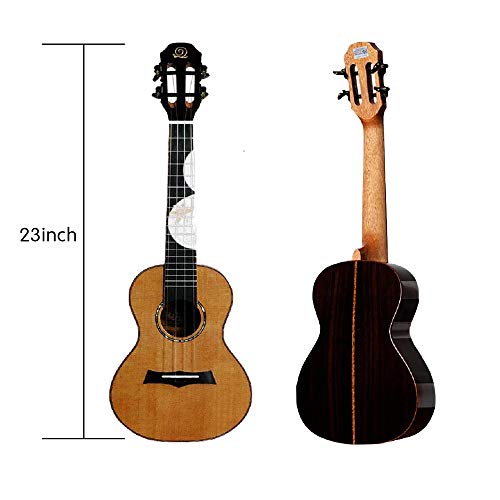 Snail Ukulele Concert Size 23 inch Student Beginner Vintage Solid Ceda Ukelele