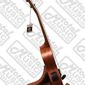Oscar Schmidt OU2TE Tenor Electric Ukulele, All Mahogany w/Padded Gigbag - Image 4
