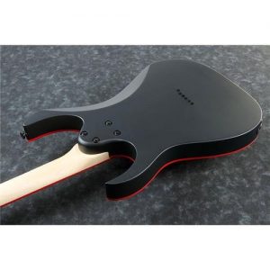 Ibanez GRG 6 String Solid-Body Electric Guitar, Right, Black Flat - Image 3