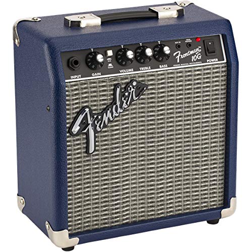 Fender Frontman 10G Electric Guitar Amplifier - Midnight Blue Bundle
