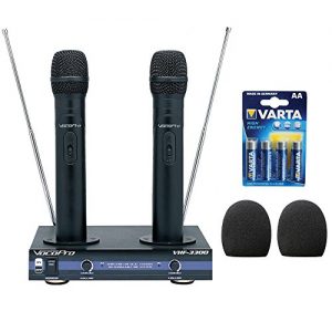 VocoPro Channel VHF Rechargeable Wireless Microphone System