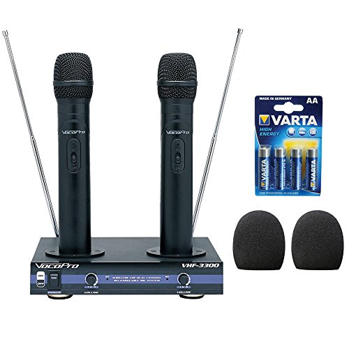VocoPro Channel VHF Rechargeable Wireless Microphone System