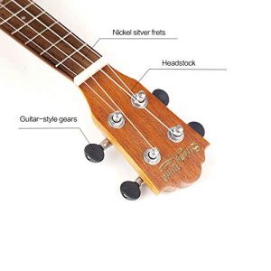 26in Tenor Ukulele Start Kit for Adults, Strong Wind Mahogany Body - Image 4