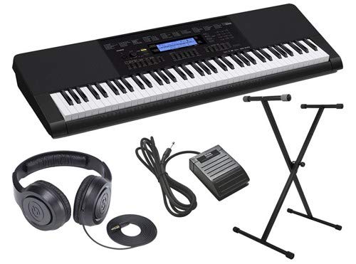 Casio 4 pc Ultra-Premium Keyboard Package With Headphones